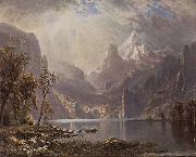 Albert Bierstadt In the Sierras oil